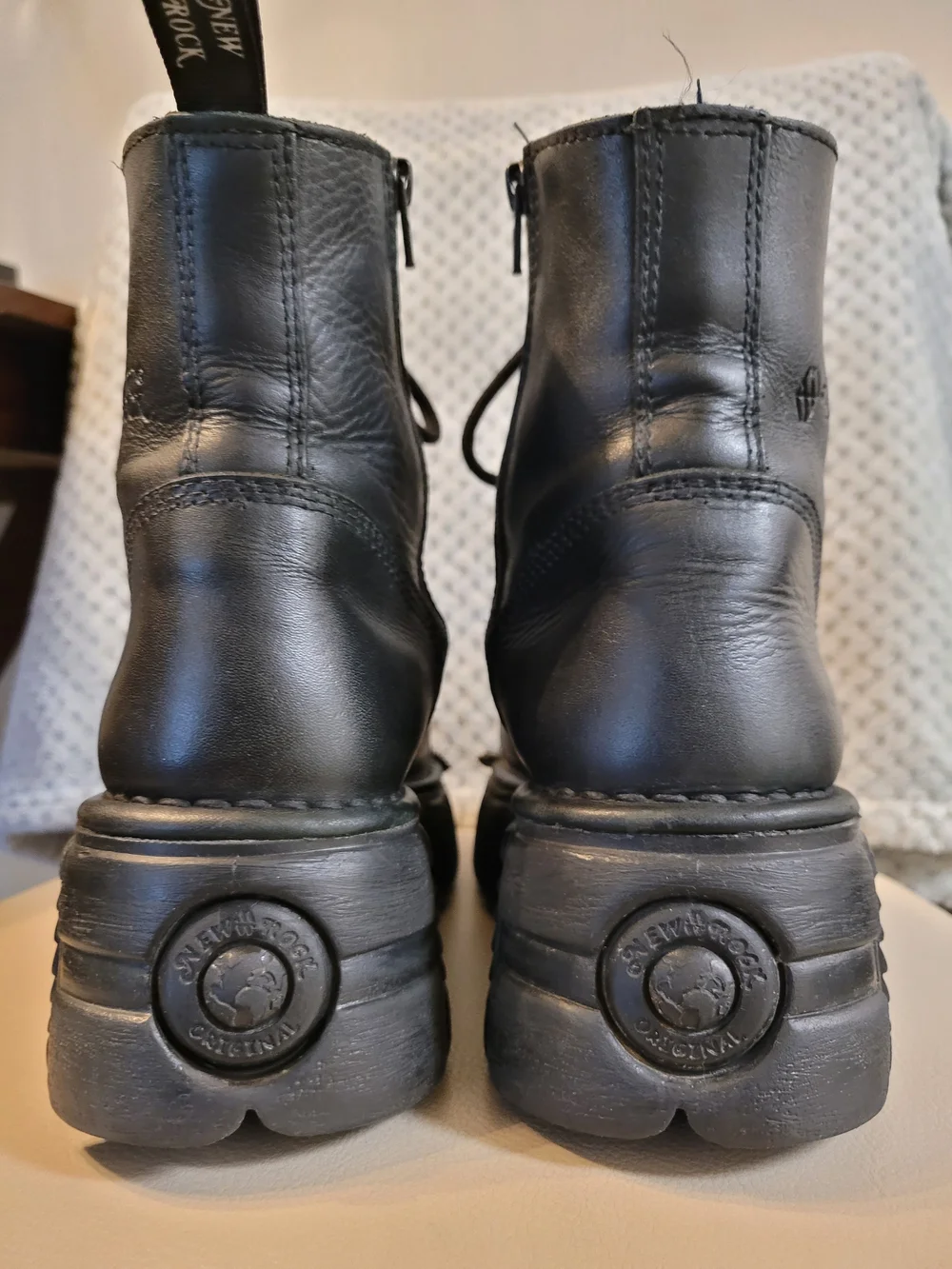 New Rock Combat Boots